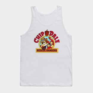 Chip n Dale Rescue Rangers, classic Cartoon Tank Top